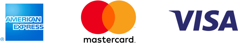 Visa, Mastercard, American Express